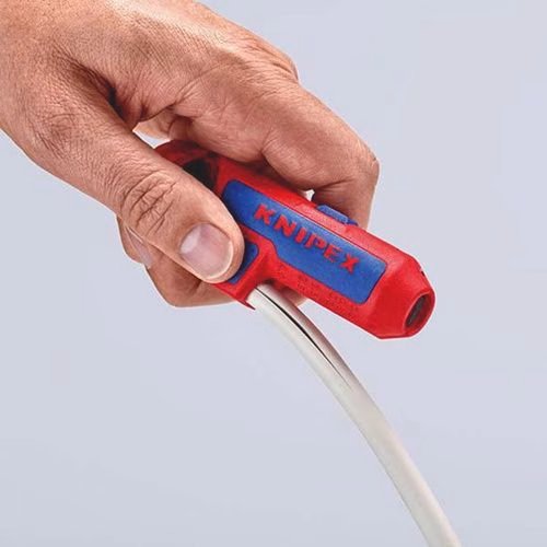 Spellacavi universale ErgoStrip®, lunghezza totale 130 mm, per utenti mancini, KNIPEX