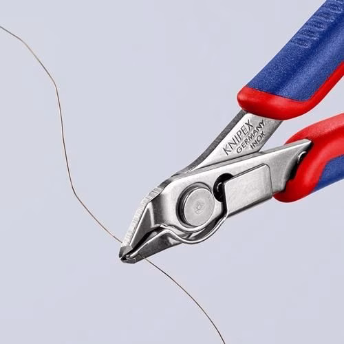 Detailbild 4052305 Elektronische zijsnijtang Super-Knips® INOX, lengte 125 mm, vorm 1, afschuining nee, gepolijst, KNIPEX
