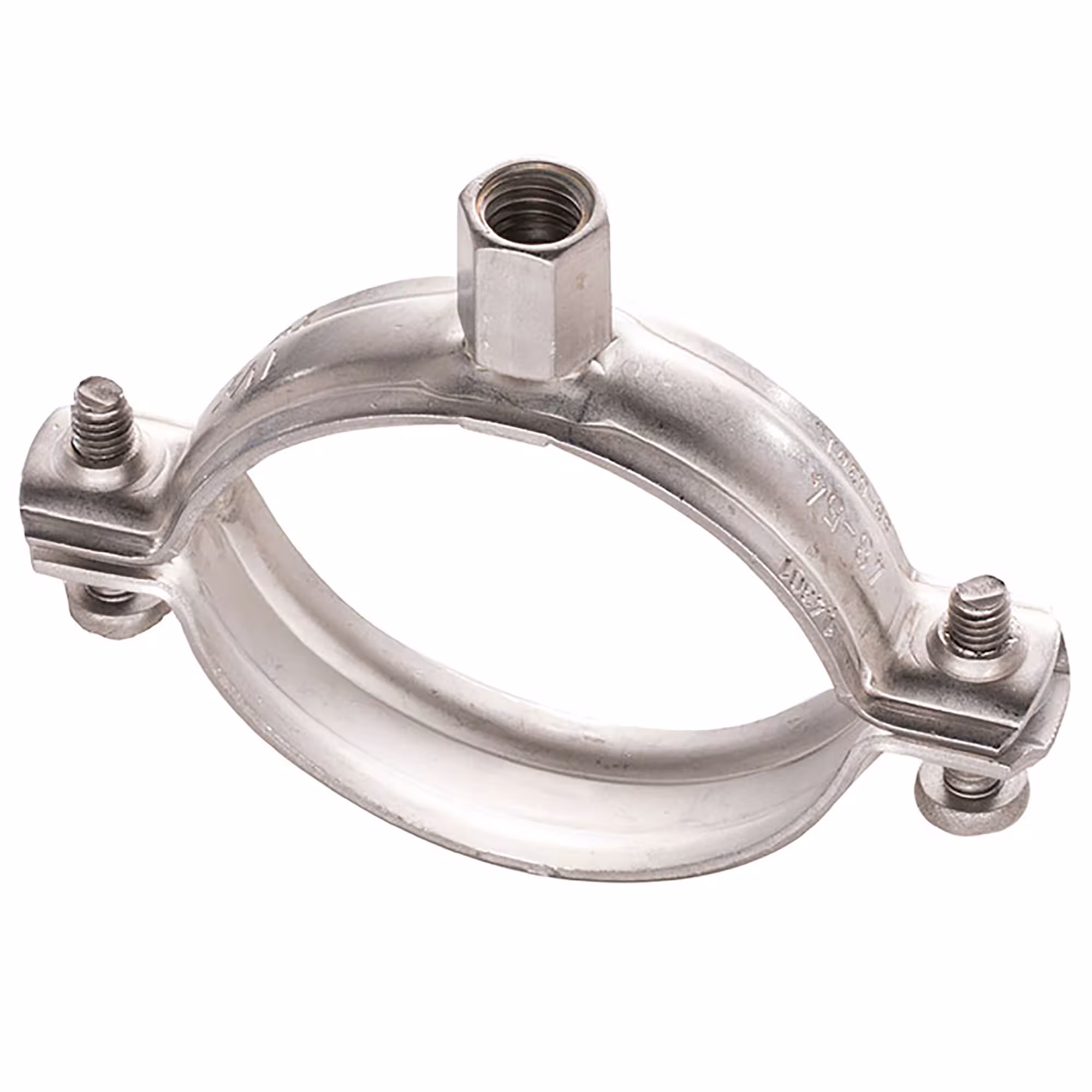 Edelstahl Schraubrohrschelle Regular V4A M8/M10 58-63mm (2") ohne Einlage von der Marke Fixotec Fixotec Schraubrohrschelle Regular Edelstahl Typ Größe: 58-63 mm aus der Kategorie Zweischraubrohrschellen mit der Artikelnr. 161579