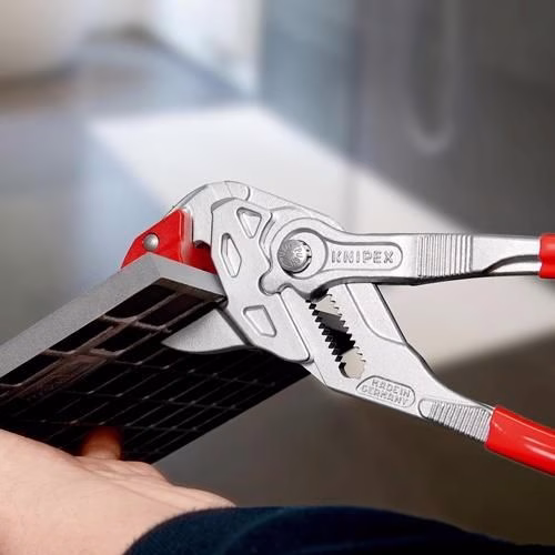 Detailbild 4081325 Fliesenlochzange Länge 250 mm CV-Stahl Griff Kunststoff-Überzug KNIPEX