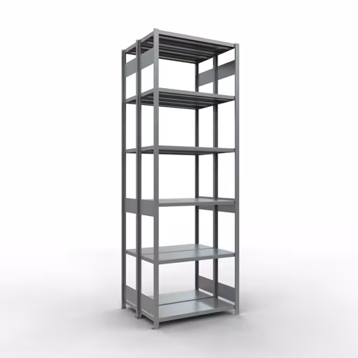 Grundregal, Doppelregal, Fachbodenregal Stecksystem MULTIplus250, 3000 x 1000 x (2x400) mm (HxBxT), 2x7 Fachböden, Längenriegel, verzinkt von der Marke Schulte Lagertechnik Grundregal, Doppelregal, Fachbodenregal Stecksystem MULTIplus250, 3000 x 1000 x (2x400) mm (HxBxT), 2x7 Fachböden, Längenriegel, verzinkt aus der Kategorie Doppelregale mit der Artikelnummer 17942