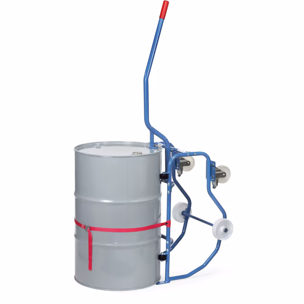 Fasskipper 2015 zum Lagern und Entleeren von 200-Liter-Stahlfässern mit der Artikelnr. 2015 Fasskipper 2015 zum Lagern und Entleeren von 200-Liter-Stahlfässern von Fetra aus der Kategorie Transportsysteme