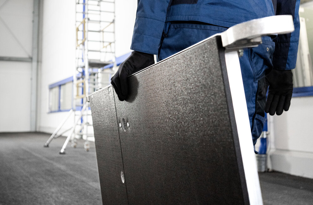 Munk FlexxTower-Ergo-Plattform mit Klappe 1,25m