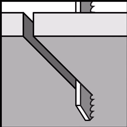 Piktogramm 4103788 Stichsägeblatt T 118 B Gesamtlänge 92 mm Zahnteilung 1,9-2,3 mm HSS 100 Stück / Karte BOSCH