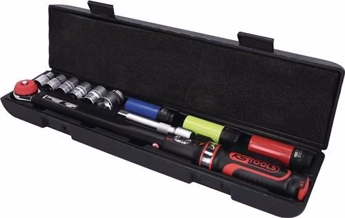 Jeu de clés dynamométriques de précision ERGOTORQUE, 11 pièces, 20–200 Nm, 1/2 pouce, par KS Tools Jeu de clés dynamométriques de précision ERGOTORQUE, 11 pièces, 20–200 Nm, 1/2 pouce, de la catégorie des clés dynamométriques, référence 4000900894