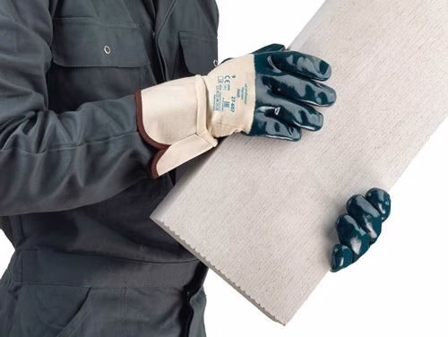 Handschuhe ActivArmr® Hycron® 27-607 Größe 10 weiß/blau BW-Jersey mit Nitril von der Marke Ansell Handschuhe ActivArmr® Hycron® 27-607 Größe 10 weiß/blau BW-Jersey mit Nitril aus der Kategorie Arbeitshandschuhe mit der Teilenummer 4000371350