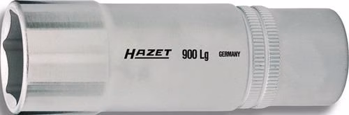 Douille Hazet 900LG 1/2 pouce, 6 pans, taille de clé 16 mm, longueur 85 mm Insert de clé à douille HAZET 900LG, longueur 85 mm, de la catégorie des clés à douille 1/2", référence 4000822714