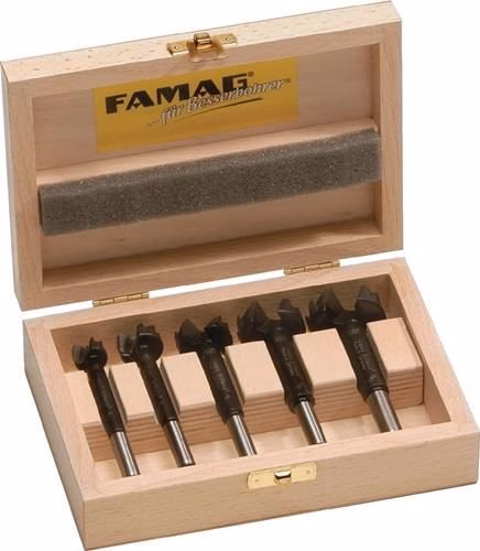 Forstnerbohrersatz Bormax HM 5-teilig Durchmesser 15, 20, 25, 30, 35 mm FAMAG aus der Kategorie Holzbohrer mit der Teilenummer 4300000293