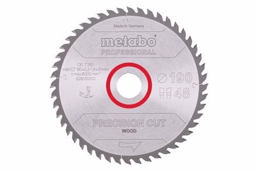 Kreissägeblatt METABO aus der Kategorie Kreissägeblatt mit der Teilenummer 8000065301