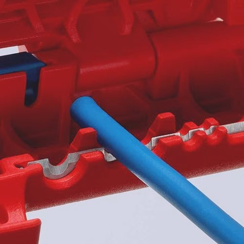 Spellacavi universale ErgoStrip®, lunghezza totale 130 mm, per utenti mancini, KNIPEX