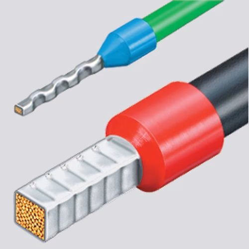 Crimpzange Gesamtlänge 190 mm 0,08 - 10,0 (AWG 28 - 7) mm² brüniert Mehrkomponenten-Hüllen KNIPEX