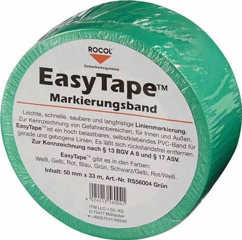 Detailbild 4082718 Bodenmarkierungsband Easy Tape PVC grün Länge 33 m Breite 50 mm Rolle ROCOL