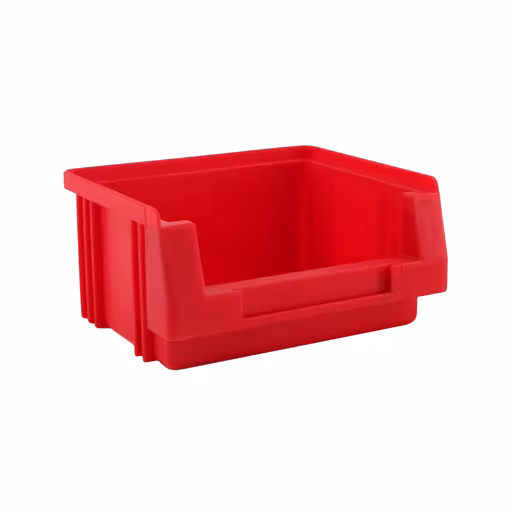 Sichtlagerkasten, TxBxH 89x102x50 mm, rot, Polypropylen von der Marke Schulte Lagertechnik Sichtlagerkasten, TxBxH 89x102x50 mm, rot, Polypropylen aus der Kategorie Kleinteilelagerung mit der Artikelnummer 20236