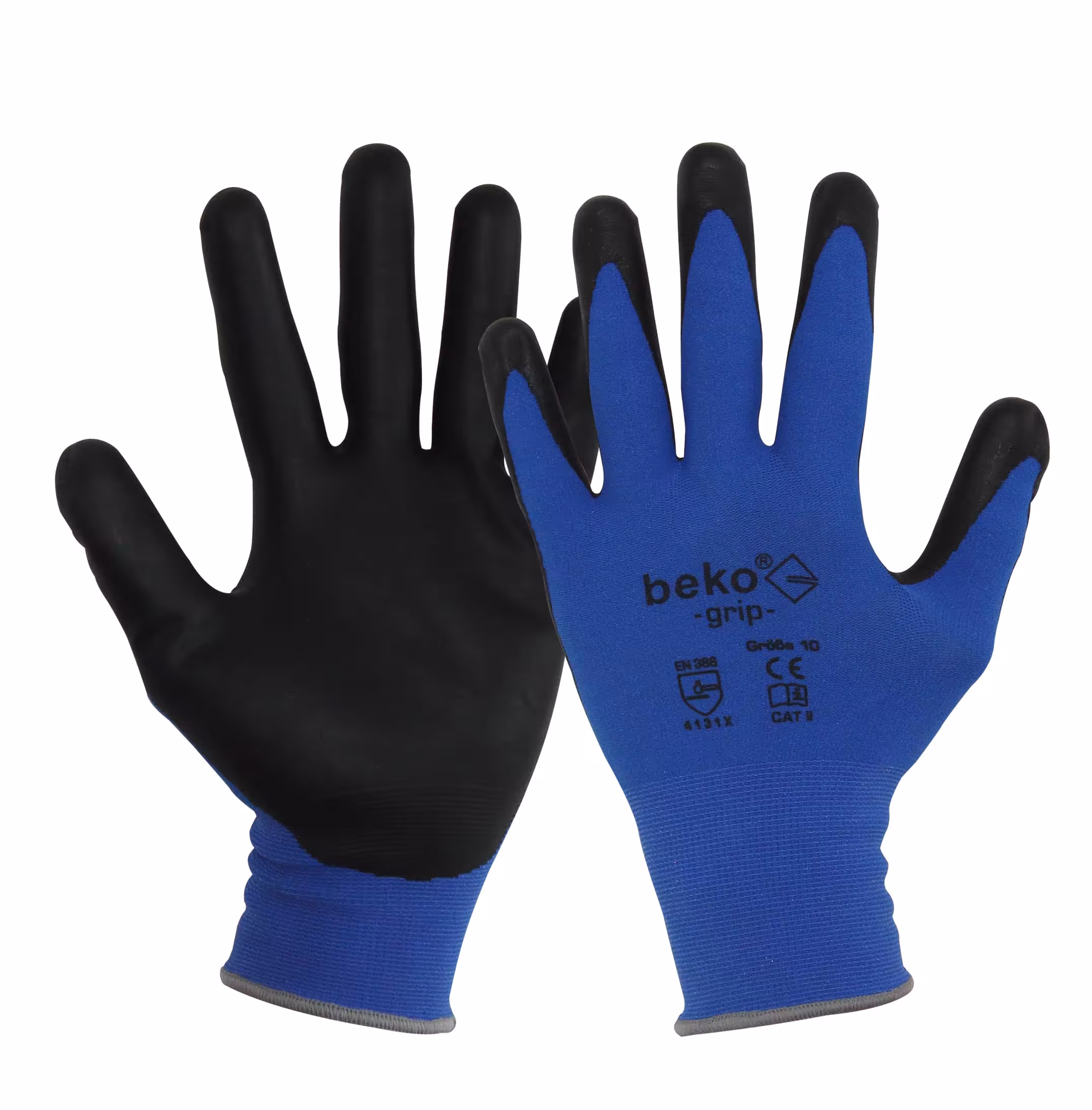Gant de sécurité de travail Beko -grip- taille : 8 de la catégorie des gants de travail avec le GTIN 4036421905156 Gant de sécurité de travail Beko -grip- taille : 8 de la marque Beko de la gamme équipement d'atelier