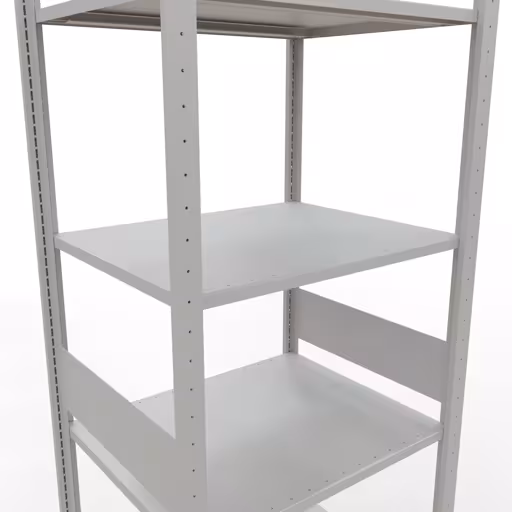 Grundregal, Fachbodenregal Stecksystem MULTIplus150, 3000 x 750 x 600 mm (HxBxT), 7 Fachböden, Längenriegel, RAL 7035 lichtgrau aus der Kategorie Grundregal mit der GTIN 4004514293275 Grundregal, Fachbodenregal Stecksystem MULTIplus150, 3000 x 750 x 600 mm (HxBxT), 7 Fachböden, Längenriegel, RAL 7035 lichtgrau von der Marke Schulte Lagertechnik aus der Produktreihe Stecksystem