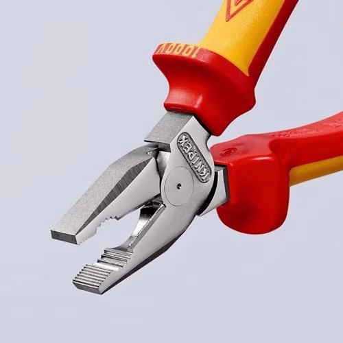 Kraftkombizange Länge 180mm verchromt Mehrkomponenten-Hüllen VDE KNIPEX