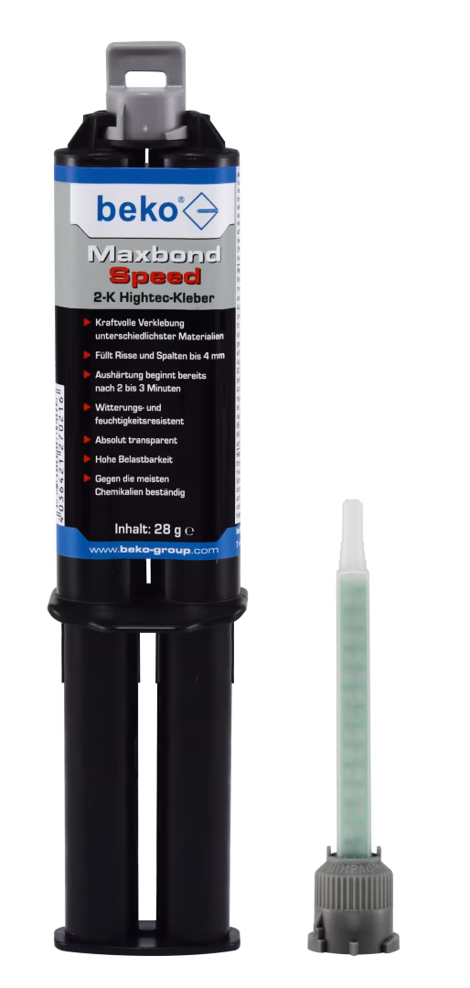 Maxbond Speed 2-K Hightec-Kleber 28 g, inkl. 3 Zwangsmischer, im Blisterkarton aus der Kategorie Zubehör Dichtstoffe mit der Artikelnr. 270 728