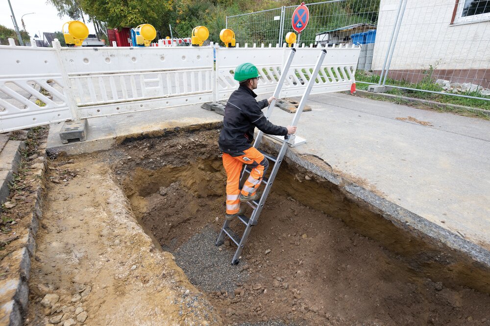 Munk Stufen-Baugrubenleiter-Einsteckteil 2 Stufen