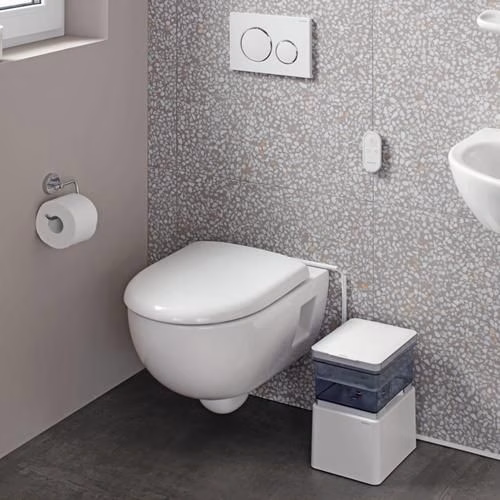 Geberit Renova Wand-WC Tiefspüler teilgeschlossene Form, Rimfree, weiß