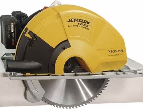 Draadloze metalen cirkelzaag Dry Cutter 8320E 2x18V 5,5Ah, zaagdiepte 90 graden 120 mm, uit de categorie Draadloze decoupeerzagen, reciprozaagmachines en cirkelzagen met artikelnummer 4681346013