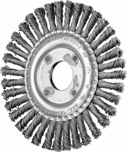 Brosse ronde RBG 11506/22.2 PIPE ST 0,50 diamètre 115 mm épaisseur du fil 0,5 mm STA 6 mm PFERD TOOLS de la marque Pferd Tools Brosse ronde en acier 6 mm PFERD TOOLS de la catégorie brosses à godet et brosses rondes, référence 4000843597