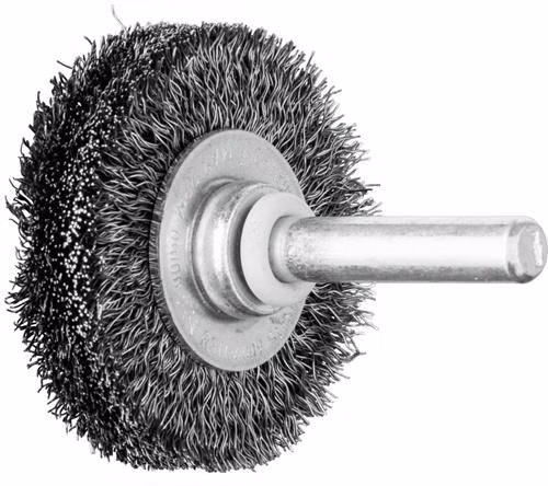 Brosse ronde RBU 4009/6 ST 0,20 diamètre 40 mm, épaisseur du fil 6 mm 0,2 mm STA 9 mm 18 000 tr/min¹ PFERD TOOLS de la marque Pferd Tools Brosse ronde RBU en fil ondulé de PFERD TOOLS, de la catégorie des brosses à godet et des brosses rondes, référence 8000433013