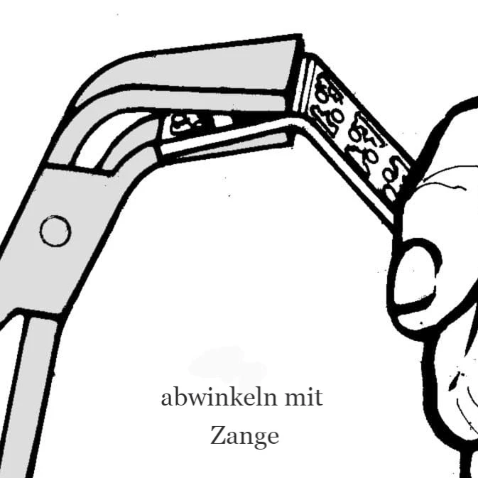 Ortwein Original Montageband 500 x 40 x 3 mm - feuerverzinktes Stahlblech