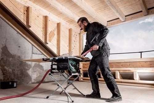 Tischkreissäge TS 254 M Schnitthöhe 0–80 mm 1,5 kW 4.200 min⁻¹ Sägeblatt 254 × 30 mm METABO