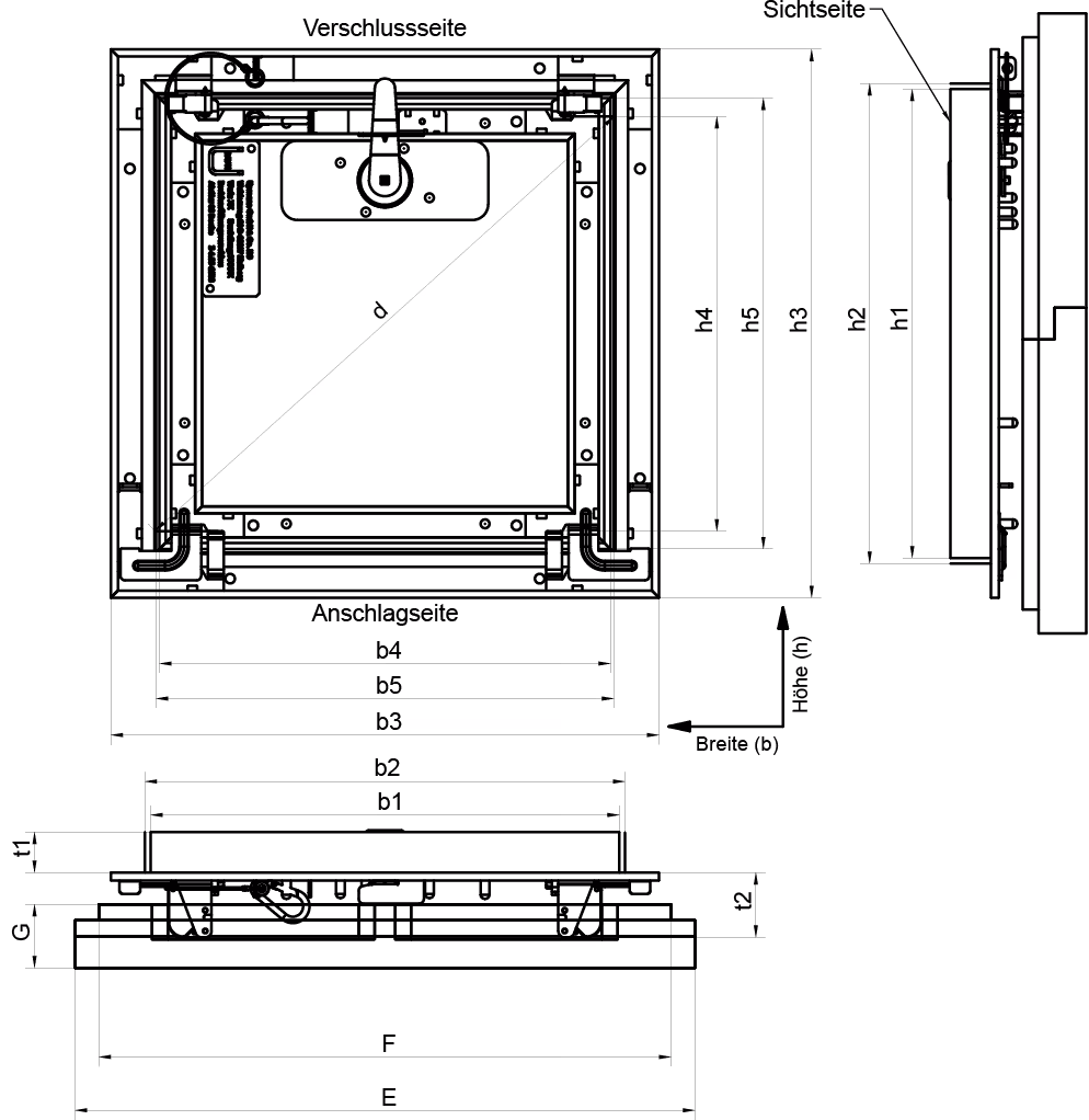 AluStar 30 mit Vierkantverschluss Ausführung Größe: 400x400 mm mit der GTIN 4005046202629 AluStar Airproof 30 Decke 400x400 25mm mit Vierkant von Upmann mit der Artikelnr. 20262