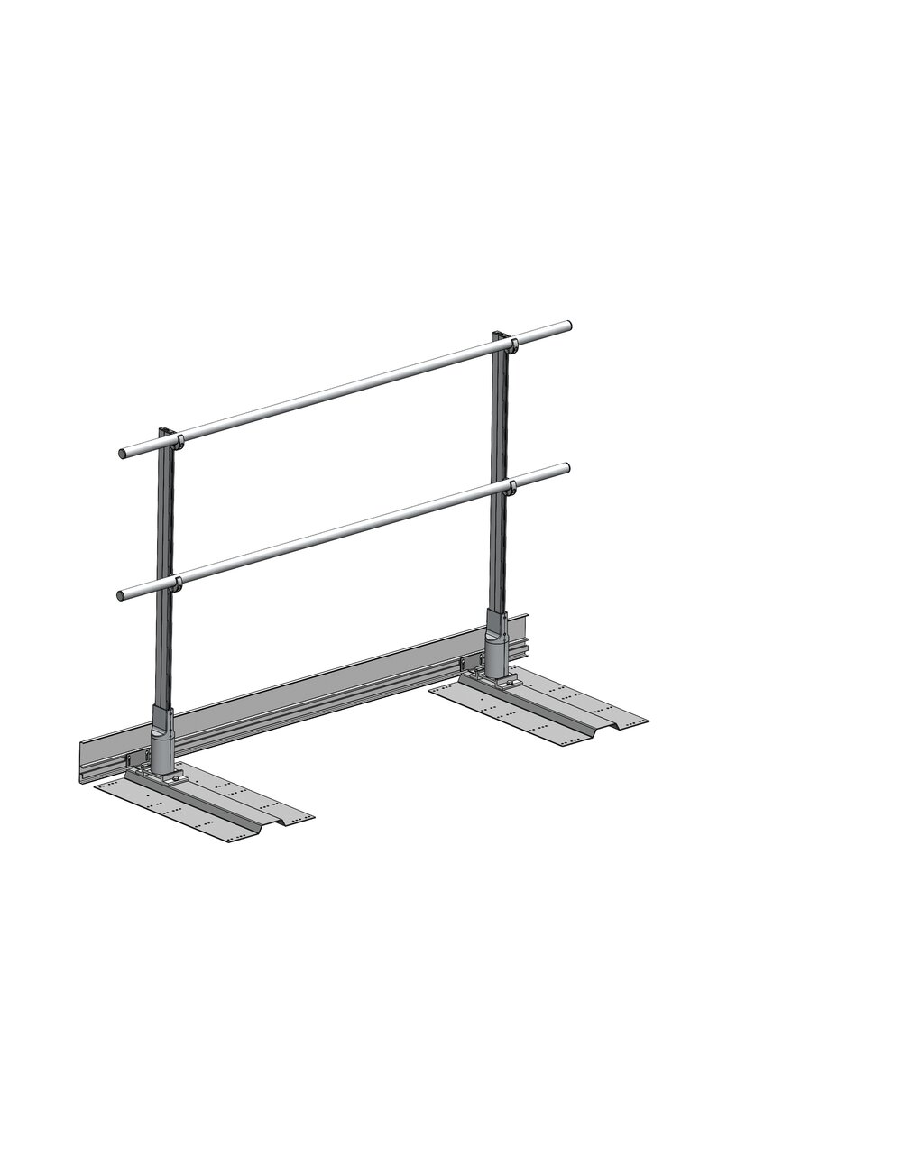 Munk Ausstiegsgeländer seitlich Metalldach-Deckschale aus der Kategorie Steigtechnik Zubehör & Ersatzteile mit der Artikelnr. 060968