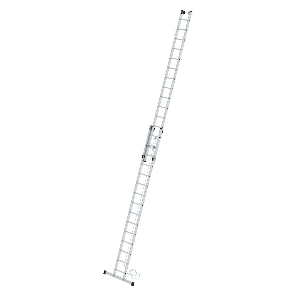 Munk 2-delige touwladder met standaardtraverse, 2x15 sporten, van Günzburger Steigtechnik Munk 2-delige touwladder met standaard dwarsbalk uit de categorie uitschuifladders, touwladders met artikelnummer 021715