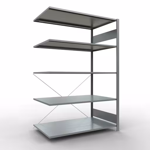 Stecksystem Anbauregal 2000x1300x800 mm, Typ 150 kg, verzinkt von der Marke Schulte Lagertechnik Stecksystem Anbauregal 2000x1300x800 mm, Typ 150 kg, verzinkt aus der Kategorie Anbauregal mit der Artikelnummer 12785-130