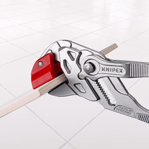 Detailbild 4081317 Fliesenlochzange Länge 250 mm CV-Stahl Griff Kunststoff-Überzug KNIPEX