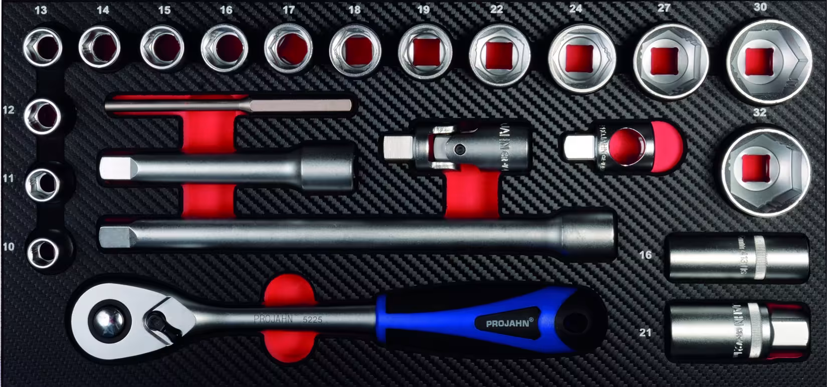 Einlage Xi-on Steckschlüssel-Einsätze metrisch 12,5 Typ Variante: 1/2" Xi-on Werkzeug-Satz Einlage 23 teilig aus der Kategorie Steckschlüssel Sätze & Einzelteile mit der Artikelnr. 5999-531