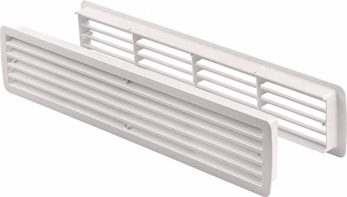 Badezimmerlüftung Länge 457 mm Breite 92 mm Ecken abgerundet HOJU aus der Kategorie Montagematerial Kleinraum & Badlüfter mit der Teilenummer 3000281536