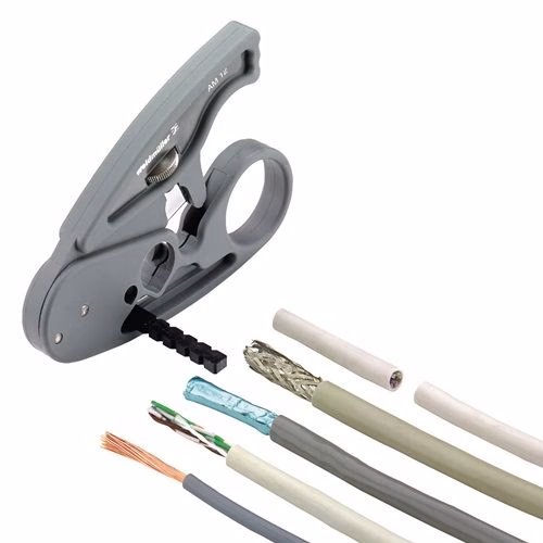 Abmantelungswerkzeug AM 12 Gesamtlänge 97 mm Arbeitsbereich Ø 0,5 – 12,5 mm Kupferkabel bis 4 mm² WEIDMÜLLER aus der Kategorie Elektriker-, Abisolierwerkzeuge und Kabelscheren mit der Teilenummer 4000810411