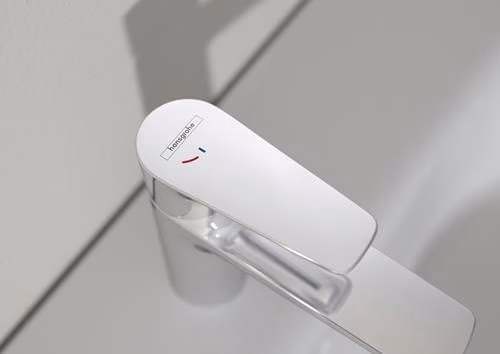 Detailbild 4073371 Hansgrohe Einhebel-Waschtischmischer 110 TALIS E Nennweite 15 CoolStart mit Garnitur G 1 1/4 Zoll chrom