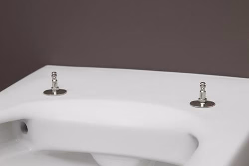 Duravit Wand-WC-Set ME by Starck, rimless, Durafix Tiefspüler, weiß, inklusive WC-Sitz mit Absenkautomatik