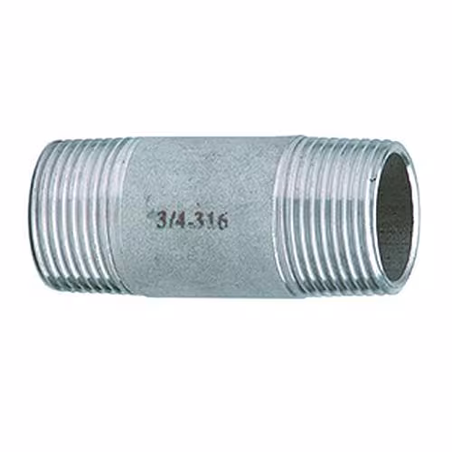 Edelstahl Rohrdoppelnippel Nr. 530 1/2 Zoll Länge 60mm aus der Kategorie Edelstahl Gewindefittings mit der GTIN 8432388166467 Atusa Edelstahl Rohrdoppel-Nippel. Nr. 530 von der Marke Atusa aus der Kategorie Edelstahl Gewindefittings