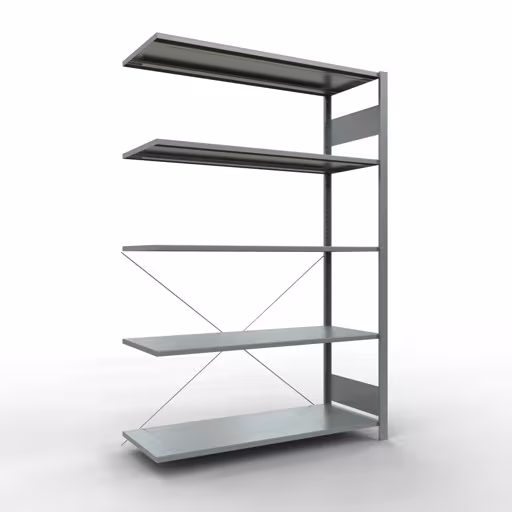 Stecksystem Anbauregal 2000x1300x500 mm, Typ 150 kg, verzinkt von der Marke Schulte Lagertechnik Stecksystem Anbauregal 2000x1300x500 mm, Typ 150 kg, verzinkt aus der Kategorie Anbauregal mit der Artikelnummer 12755-130