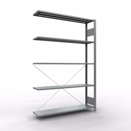 Stecksystem Anbauregal 2000x1300x300 mm, Typ 150 kg, verzinkt von der Marke Schulte Lagertechnik Stecksystem Anbauregal 2000x1300x300 mm, Typ 150 kg, verzinkt aus der Kategorie Anbauregal mit der Artikelnummer 12735-130