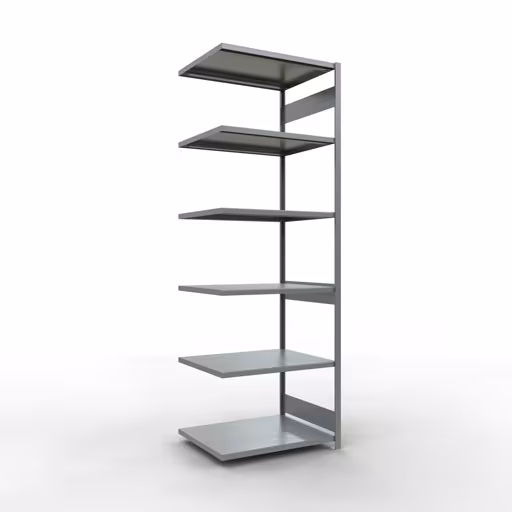 Anbauregal, Fachbodenregal Stecksystem MULTIplus250, 3000 x 1000 x 800 mm (HxBxT), 7 Fachböden, Längenriegel, verzinkt von der Marke Schulte Lagertechnik Anbauregal, Fachbodenregal Stecksystem MULTIplus250, 3000 x 1000 x 800 mm (HxBxT), 7 Fachböden, Längenriegel, verzinkt aus der Kategorie Anbauregal mit der Artikelnummer 12987-LR