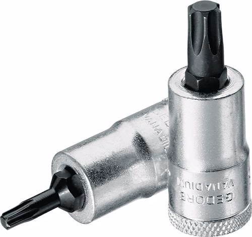 Inserto per bussola Gedore ITX 30 da 3/8 di pollice TX T20, lunghezza 49 mm Inserto per bussola GEDORE ITX 30 da 3/8 di pollice, lunghezza 49 mm, della categoria assortimento di chiavi a bussola da 3/8", codice articolo 4000771088