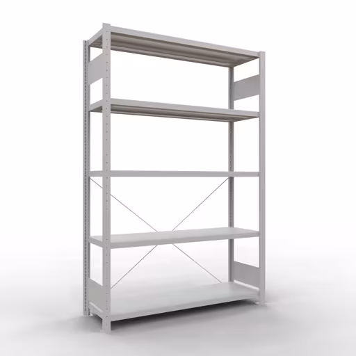 Stecksystem Grundregal 2000x1300x400 mm, Typ 250 kg, lichtgrau von der Marke Schulte Lagertechnik Stecksystem Grundregal 2000x1300x400 mm, Typ 250 kg, lichtgrau aus der Kategorie Grundregal mit der Artikelnummer 32840-130