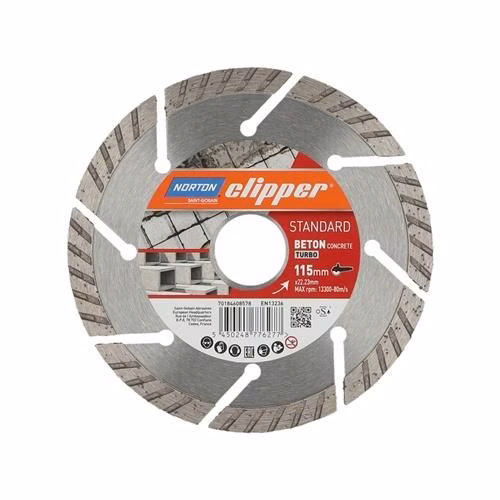 Diamanttrennscheibe Standard Beton Turbo NORTON CLIPPER aus der Kategorie Trennscheiben mit der Teilenummer 4206758080