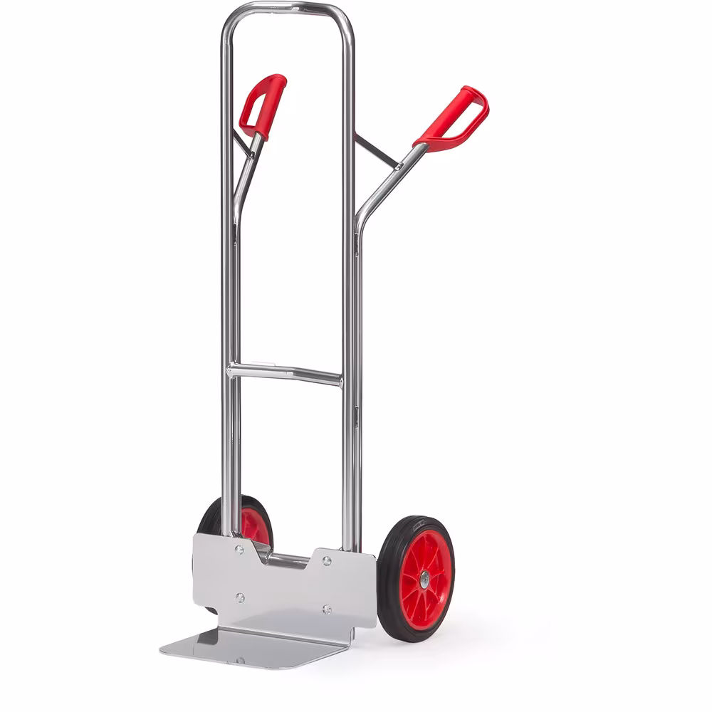 Alu-Stapelkarre 1300 mm aus Aluminiumrohr mit Aluminiumschaufel, sehr leicht und handlich Typ Bereifung: Vollgummi aus der Kategorie Karren mit der Artikelnr. A1325V