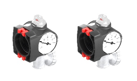 Endstück mit Entlüftung und Manometer, 2 Stk. FBH Endstück mit Entlüftung und Manometer, 2 Stk. aus der Kategorie Skoberne Fußbodenheizung mit der Artikelnummer 673008