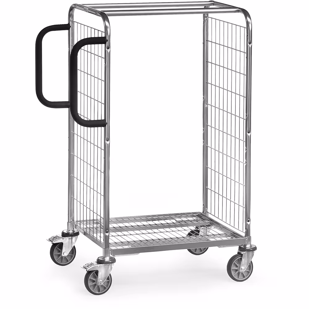 Kommissionierwagen Baukastensystem Profilstahl-/StahlrohrKonstruktion, komplett galvanisch glanzverzinkt Typ Ladeflächenlänge: 650 mm aus der Kategorie Etagenwagen mit der Artikelnr. 28100