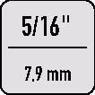 Piktogramm 4020061 Einsteckbithalter 7812-00 9x12mm CV-Stahl GEDORE
