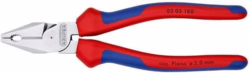 Detailbild 4033779 Kraftkombizange Länge 180mm verchromt Comfort-Griff KNIPEX